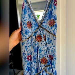 Zara tye dye boho dress new with tags